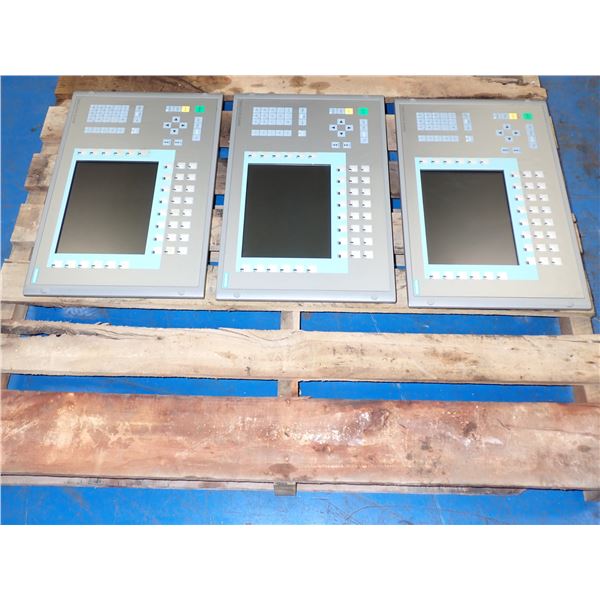 (3) Siemens # 1P 6AV6 643-0DD01-1AX1 MP277 10" Key