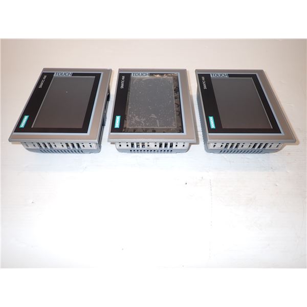 (3) Siemens # 1P 6AV2 124-0GC01-0AX0 Screens