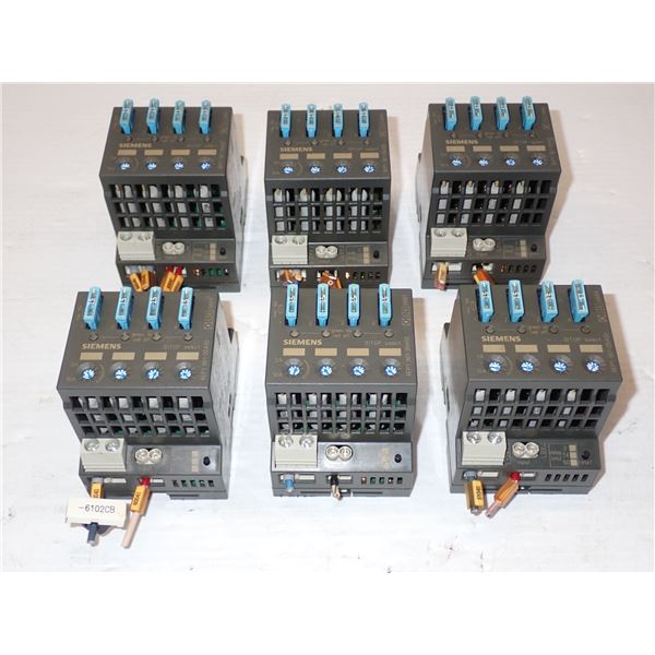 Lot Of (6) Siemens # 1P 6EP1 961-2BA00 Modules