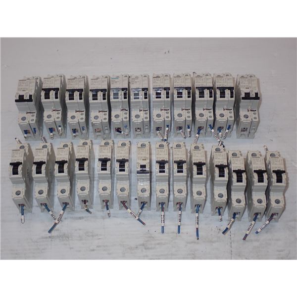 Lot Of Siemens # 5SJ41 Circuit Breakers