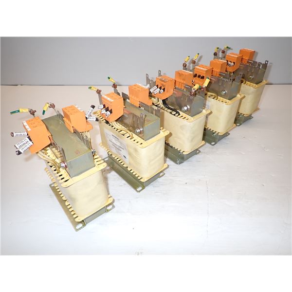 (5) Siemens # 6SL3000-0CE21-0AA0 Transformers