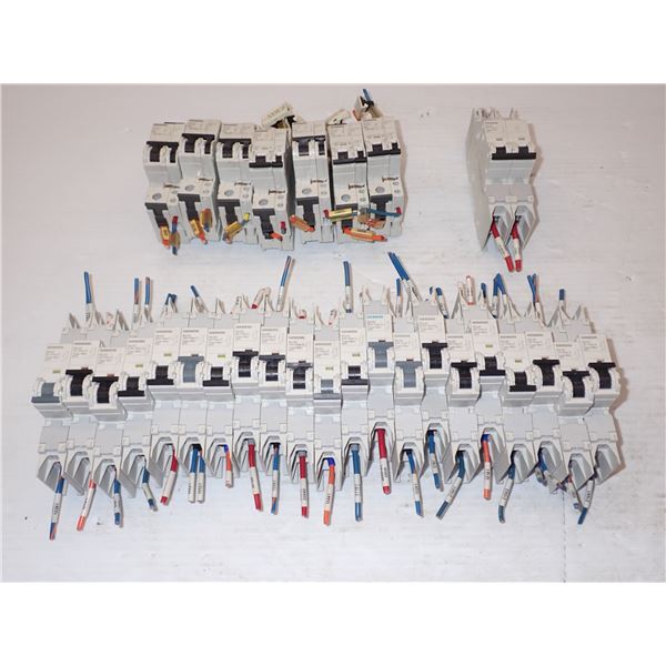 Lot Of Misc Siemens Circuit Breakers
