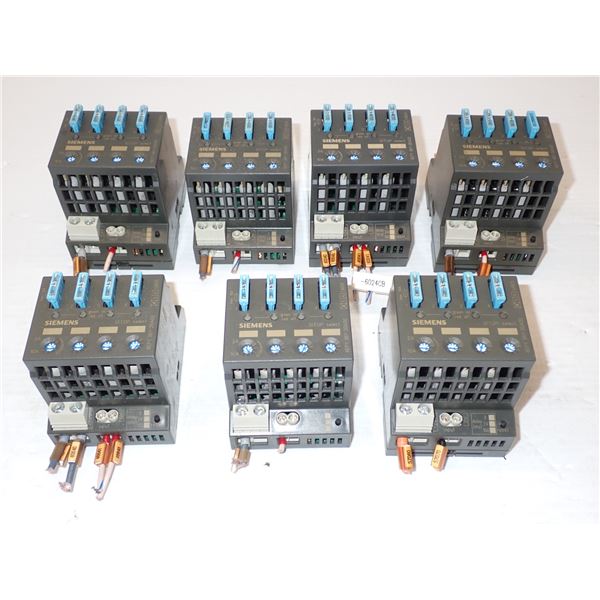 Lot Of (7) Siemens # 1P 6EP1 961-2BA00 Modules
