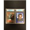 Image 1 : GCG HIGH GRADE FOOTBALL CARD LOT (DONOVAN McNABB/ WARREN MOON)