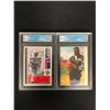 Image 1 : GCG HIGH GRADE FOOTBALL CARD LOT (RANDY MOSS RC/ WALTER PAYTON)
