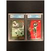 Image 1 : GCG HIGH GRADED 10 FOOTBALL ROOKIE CARD LOT (MARVIN HARRISON KEYSHAWN JOHNSON)
