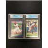 Image 1 : GCG HIGH GRADE BASEBALL CARD LOT (KIRBY PUCKETT/ VLADIMIR GUERRERO JR. RC)