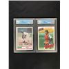 Image 1 : GCG HIGH GRADE TOPPS BASEBALL CARD LOT (RICKEY HENDERSON/ CARLTON FISK)