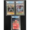 Image 1 : GCG HIGH GRADE BASEBALL CARD LOT