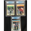 Image 1 : GCG HIGH GRADE HOCKEY CARD LOT