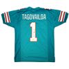 Image 1 : Miami Dolphins Tua Tagovailoa Autographed Teal Jersey (Beckett)