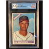 Image 1 : 1966 TOPPS NO.200 EDDIE MATHEWS (GCG 7.5)