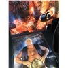 Image 2 : WWE ATOGRAPH WRESTLING LOT WITH REPLICA CHAMPIOSHIP BELT