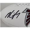 Image 2 : Michael Vick Autographed Atlanta Falcons White Logo Football (Beckett)