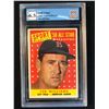Image 1 : 1958 TOPPS NO.485 TED WILLIAMS '58 ALL-STAR (GCG 6.5)