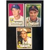 Image 1 : 1952 TOPPS BASEBALL CARD LOT