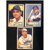 Image 1 : 1952 TOPPS BASEBALL CARD LOT