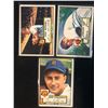 Image 1 : 1952 TOPPS BASEBALL CARD LOT