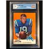 Image 1 : 1969 TOPPS NO.25 JOHNNY UNITAS (GCG 7)
