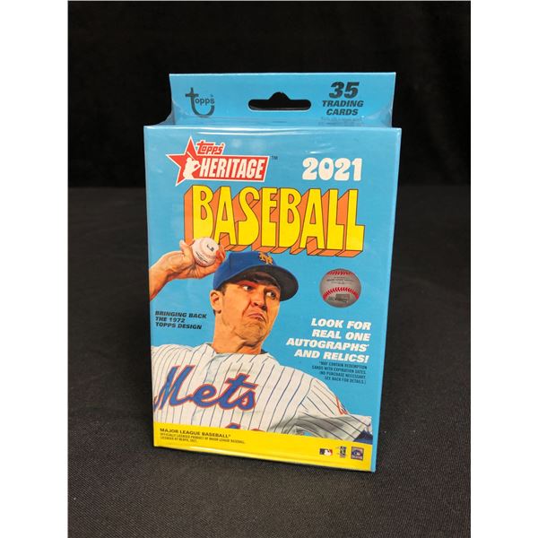 SEALED 2021 TOPPS HERITAGE BASEBALL BLASTER BOX