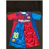 Image 1 : LIONEL MESSI BARCELONA SOCCER JERSEY AND SHORT SET NEW WITH TAGS
