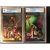 Image 1 : HIGH GRADED SHAQUILLE ONEAL AND TIM DUNCAN ROOKIE CARD LOT