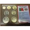 Image 1 : Portugal Pre Euro Coin Set (UNC)