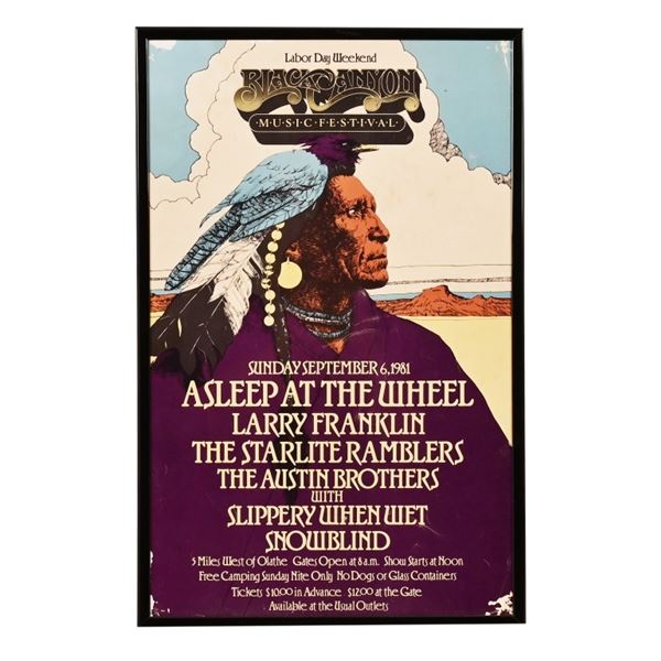 Black Canyon Music Festival Poster
