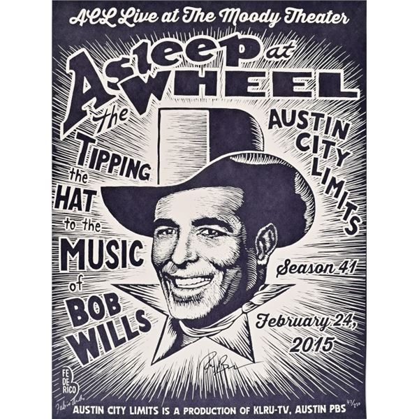 Bob Wills / Asleep At The Wheel ACL Poster Signed