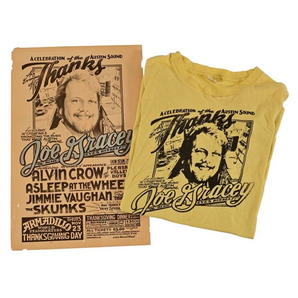 1978 AWHQ Joe Gracey Concert Poster & T- Shirt