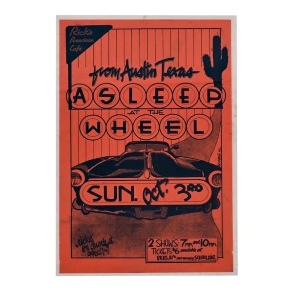 Asleep at the Wheel Austin Texas Concert Poster