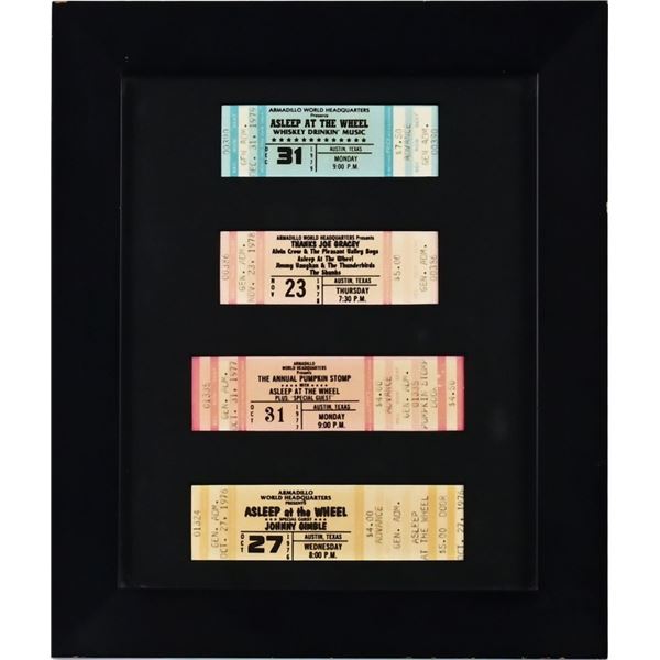 Asleep At The Wheel AWHQ Framed Concert Tickets