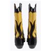 Image 4 : Ray Benson's Custom Yellow Flame Boots