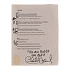 Image 1 : Signed Charlie Daniels "Texas" Song Lyrics Sheet