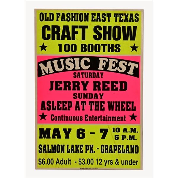 Asleep At The Wheel & Jerry Reed Poster