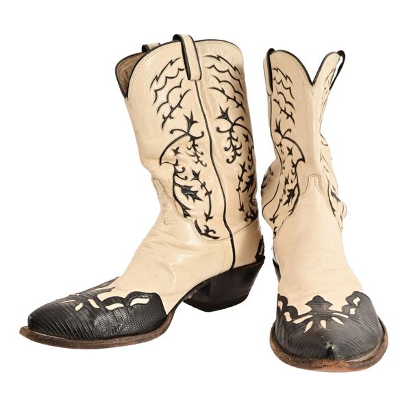 Ray Benson's Custom M.L. Leddy's Cowboy Boots