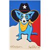 Image 2 : George Rodrigue Blue Dog Texas Ranger Lithograph