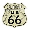 Image 1 : Asleep At The Wheel Autographed Route 66 Sign