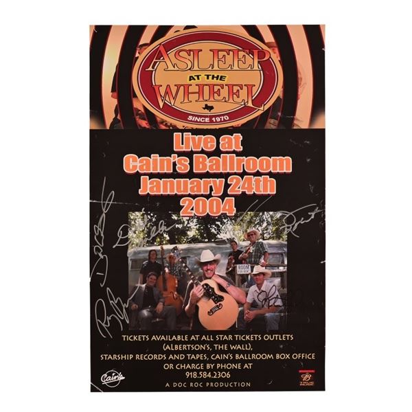 Asleep At The Wheel Cain's Ballroom Concert Poster