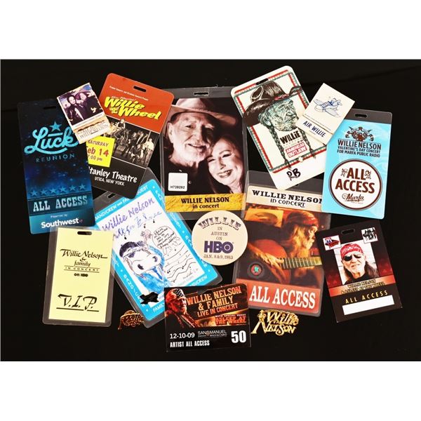 Willie Nelson Memorabilia & Concert Credentials