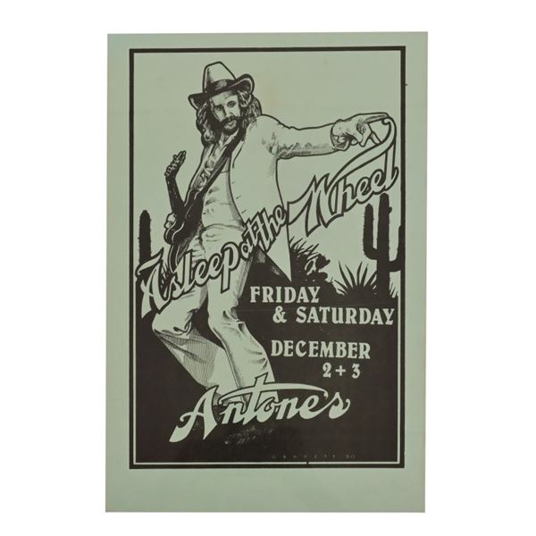 Asleep At The Wheel Antones Concert Poster 1980