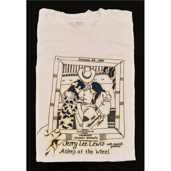 Asleep At The Wheel & Jerry Lee Lewis T-Shirt 1980