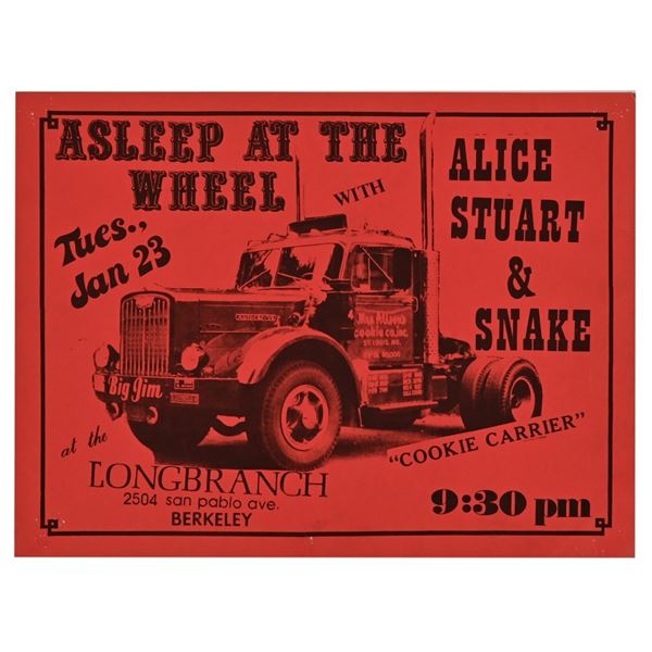 Asleep At The Wheel Longbranch Saloon Handbill