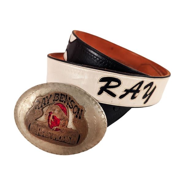 Ray Benson's Custom Belt And Belt Buckle
