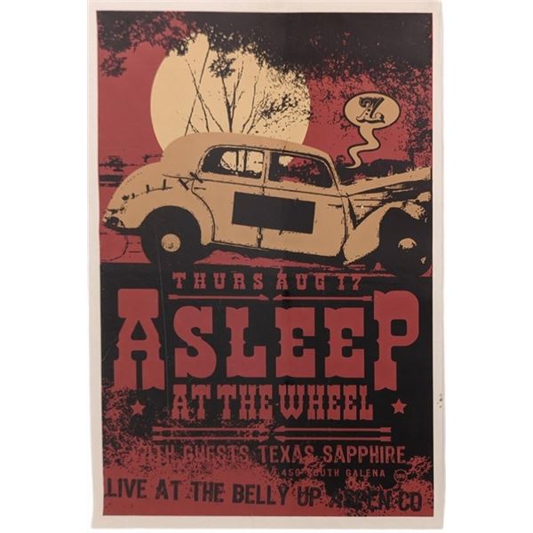 Asleep At The Wheel Concert Poster