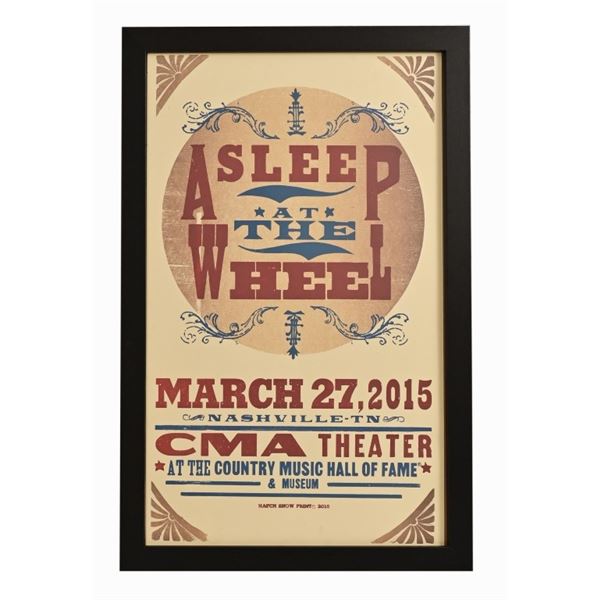 Original Asleep At The Wheel Concert Poster