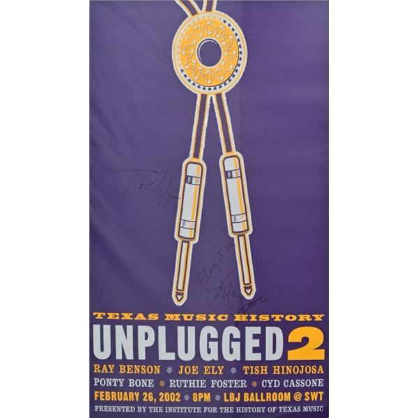 Signed 2002 "Unplugged 2" Concert Poster