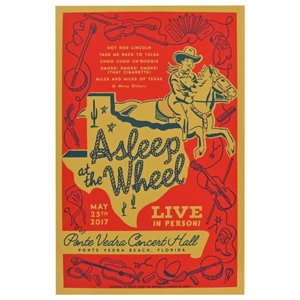 Asleep At The Wheel Concert Poster