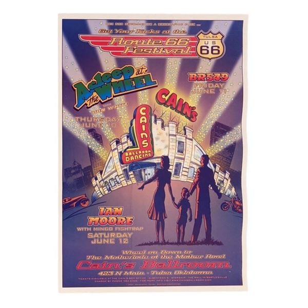 Cain's Ballroom Route 66 Festival Poster