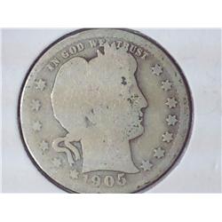 1905 Barber Quarter